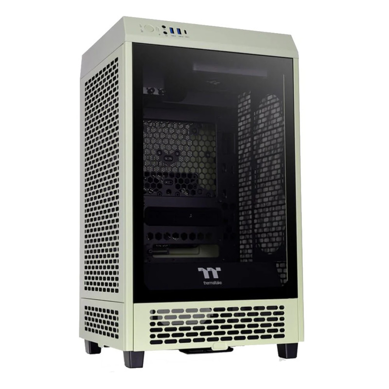 Thermaltake The Tower 200 Mini Gaming Tower Case - Matcha Green - صندوق